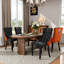 Ensemble de 4 chaises de salle à manger rembourrées Modern-829933122-829933132