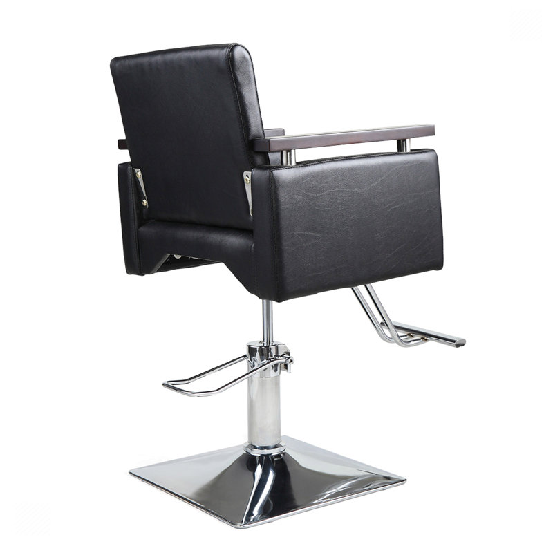 Lengnan Backed Adjustable Height Industrial Stool Footring