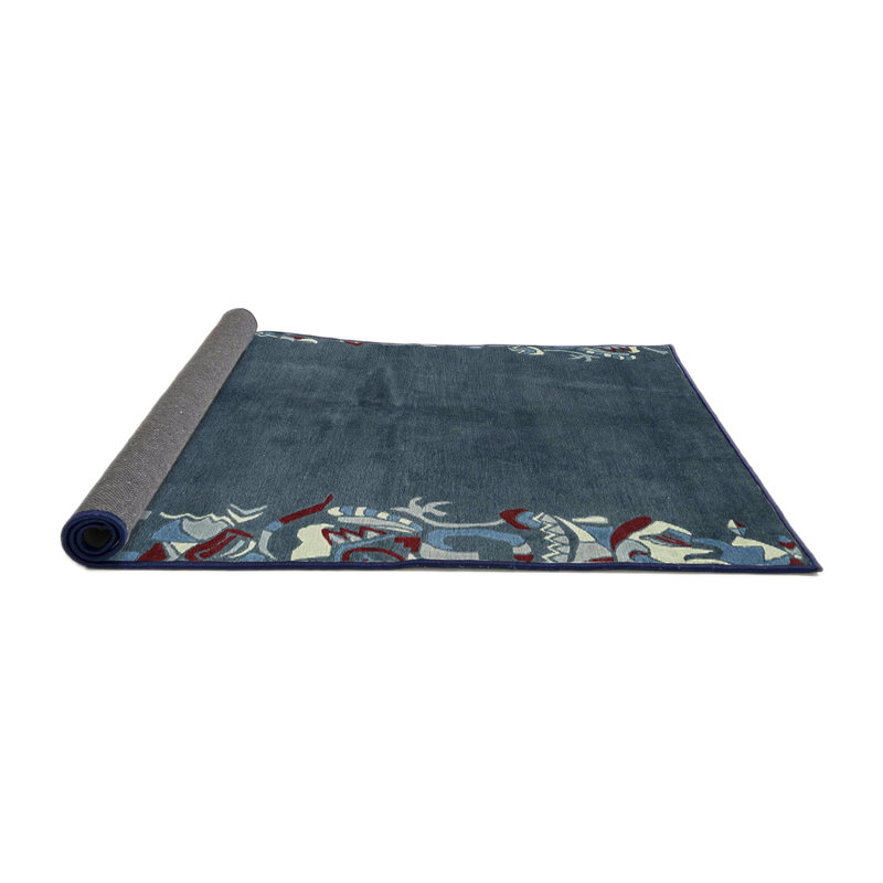 Abstract Indoor Rug, Round 7'