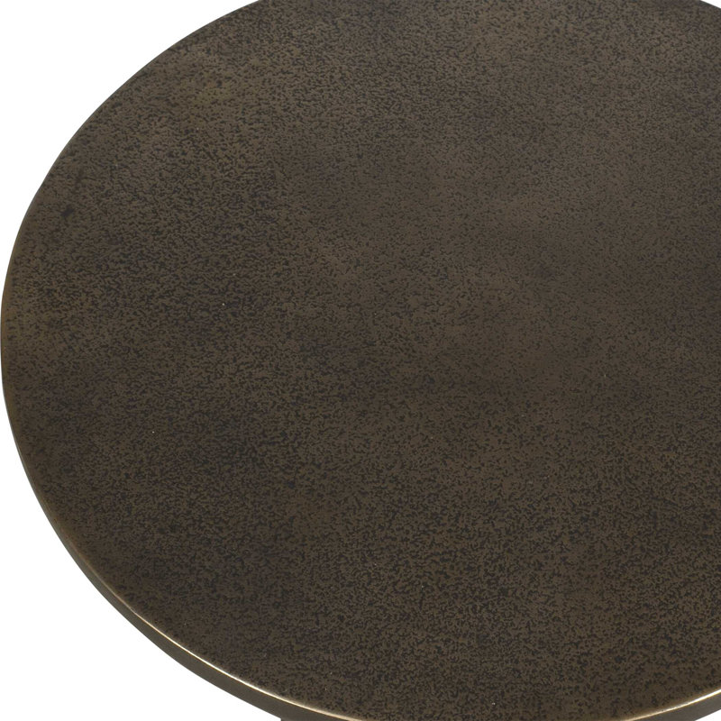 Uttermost Joppa Dark Bronze Outdoor Accent Table, Brown
