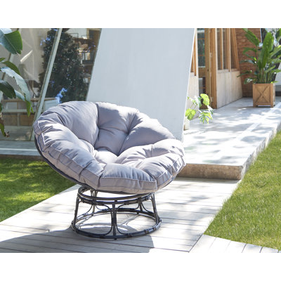 Sitka Swivel Steel Outdoor Lounge Chair