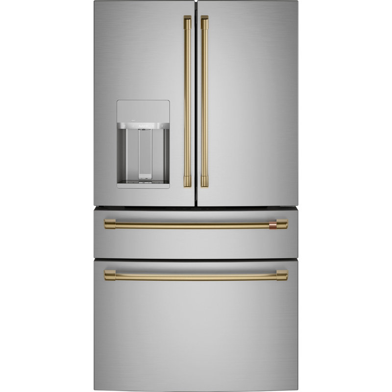 Refrigerator Handle Kit, Brushed Brass