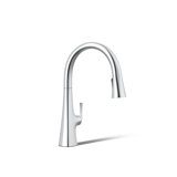 Graze Touchless Pull-Down Kitchen Sink Faucet With Three-Function Sprayhead