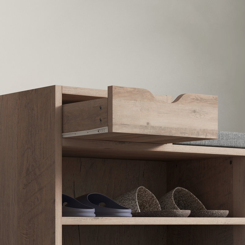 5 Pair Shoe Storage Bench