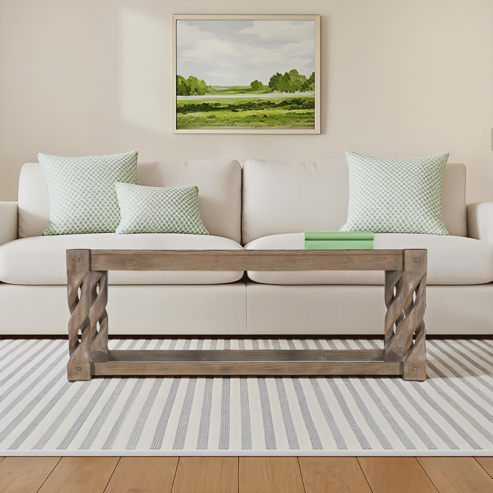Jack 52" Pine Cocktail Table