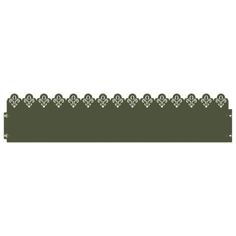 22cm H x 103cm W Steel Hardware, Olive Green