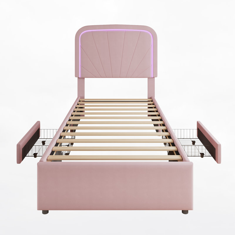 Upholstered Bed, Single (3')