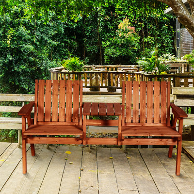 Banc de patio Outsunny (excluant la table)