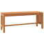 Lailey Solid Wood Eucalyptus Outdoor Bench-1478218033