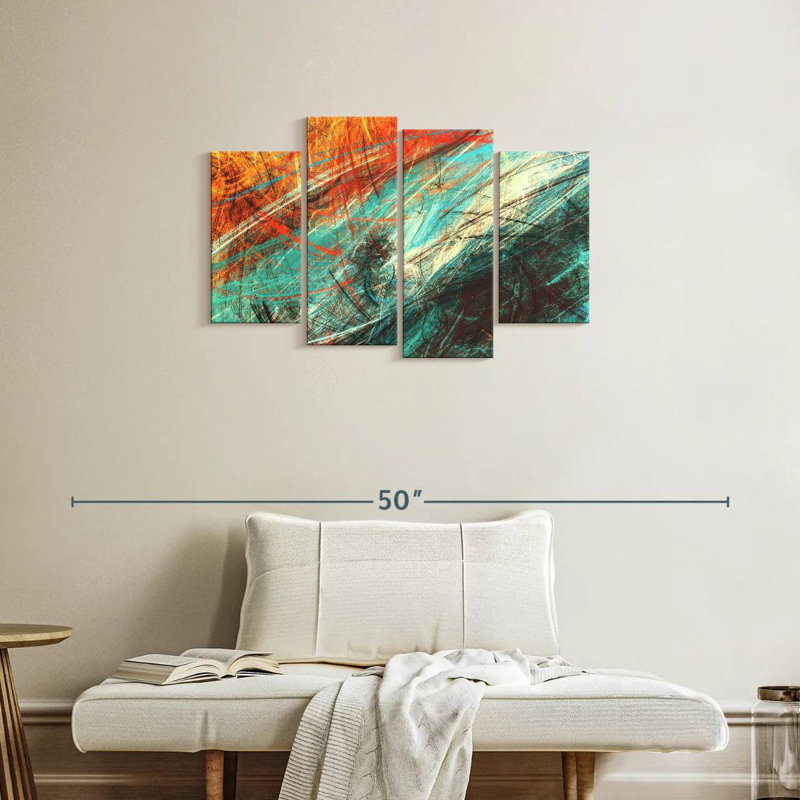 «Avery Elemental Clash Abstract», H 22 po x l 36 po