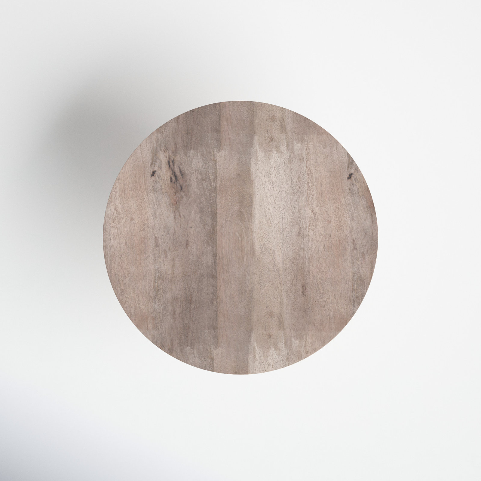 Thelma 54'' Round Dining Table, Light Brown/Gold