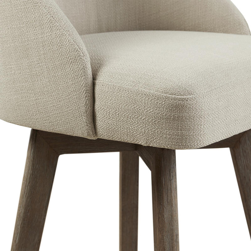 Tabouret de bar avec siège pivotant, Beige