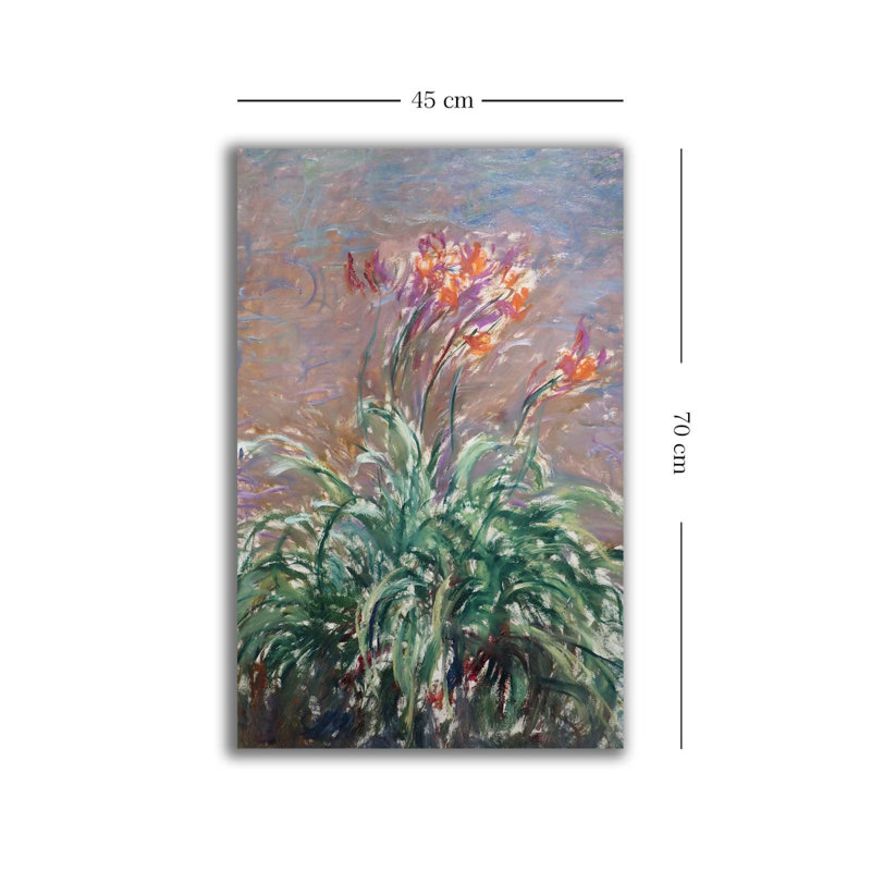 Claude Monet - peinture sur toile tendue
