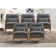 Fauteuil d'appoint rembourré en lin avec coussin lombaire 25,79 po Eimantas