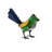 Staten Reclaimed Metal Birds Figurine- Assorted Colors