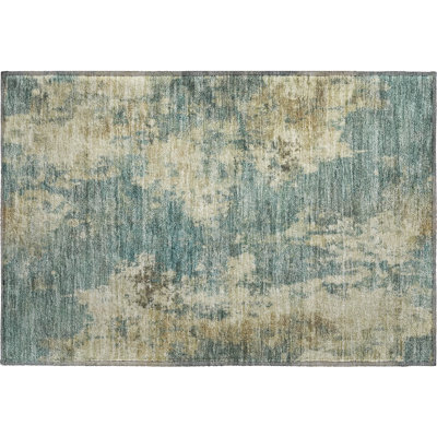Premium Machine Washable Mayfield AMF2066 Abstract Rug