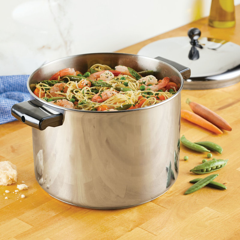 Farberware Classic 8-Quart Stainless Steel Stockpot with Lid