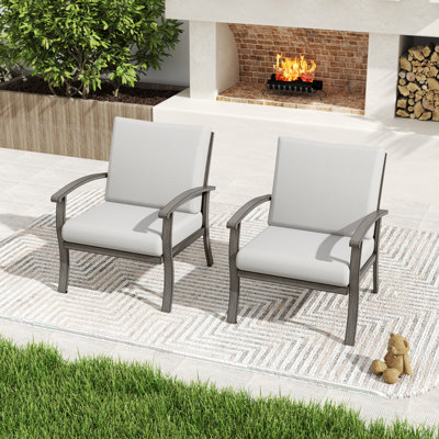 Chaises longues d'extérieur 2 pièces Nettleton