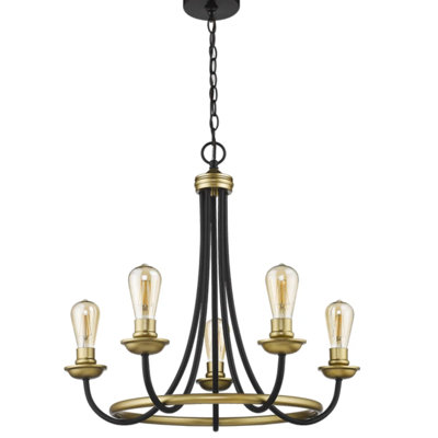 Lustre traditionnel à 5 lumières