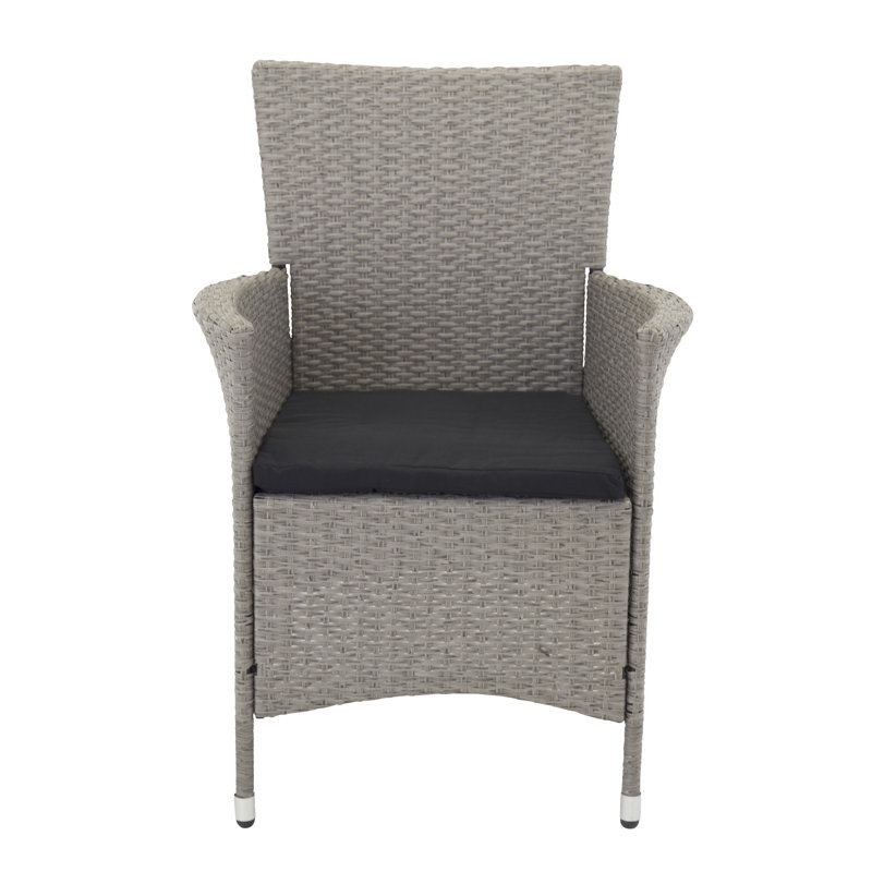 Necaise Stacking Garden Chair, Grey
