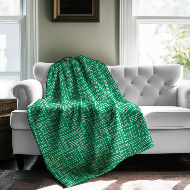Angle Angle - 1 Pièce Sherpa Premium Couverture 0145, L 50 po x L 60 po