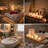 48-Pack Clear Glass Votive Candles – 10–12 Hour Long Burn, Unscented, Ivory, Bulk Set for Weddings, Events & Table Centerpieces – Hosley