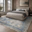 Vintage Look Cotton and Chenille Flatweave Area Rug-261181408