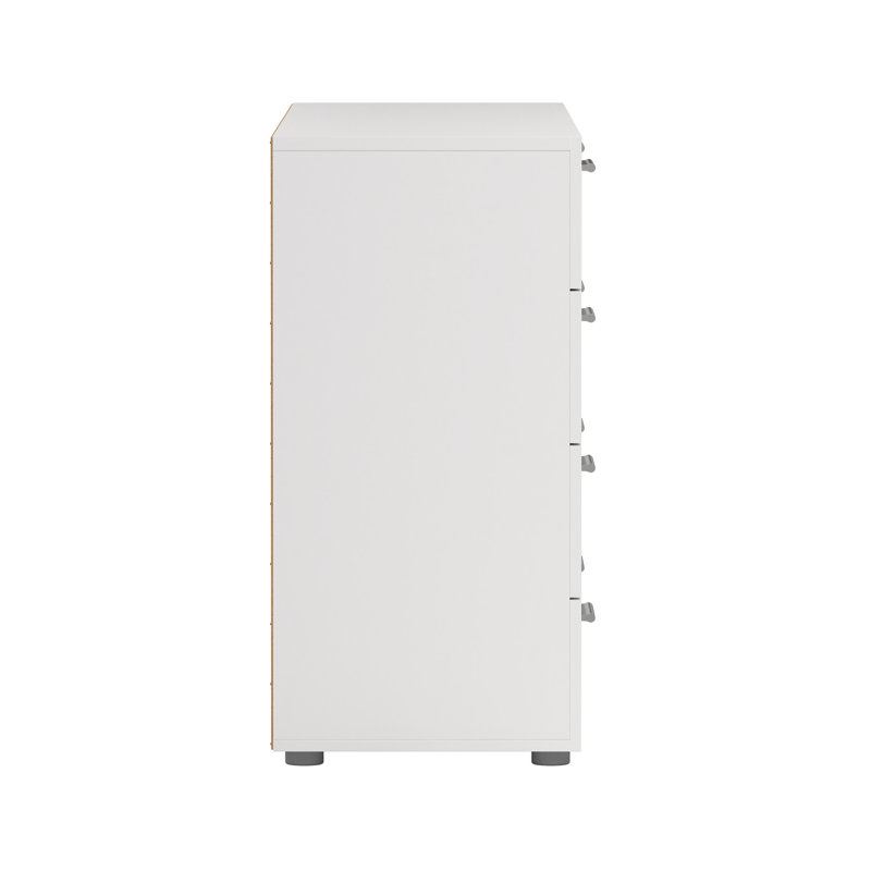 Gianna 8 Drawer 55.12" W Double Dresser, White