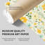 «Botanical Spring Wildflowers», impression d'art scandinave non encadrée-477201406