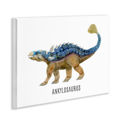  Ankylosaure, dinosaure apprenant, art mural par Brett Blumenthal