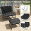 Chaise berçante surdimensionnée et repose-pieds surdimensionnés-1410280290