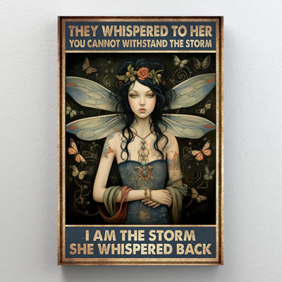Impression sur toile Lanicka Fairies I Am The Storm