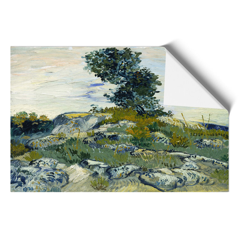 The Rocks by Vincent van Gogh - Frameless Print, 30cm H x 42cm W x 0.1cm D