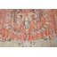 Tapis orange Anatolian, tapis neutre, tapis de plancher, tapis décoratif 4,2 x 4 pi, tapis turcs, tapis rétro