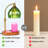 Candle Warmer Lamp With Timer, Adjustable Height & Dimmer(Green Tulip)-243461544