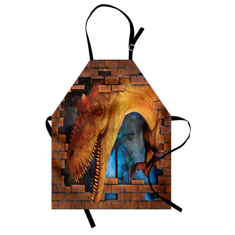 No Pattern Bib Apron