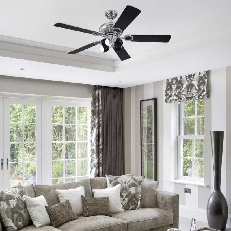 132cm Ceiling Fan with Light Kit