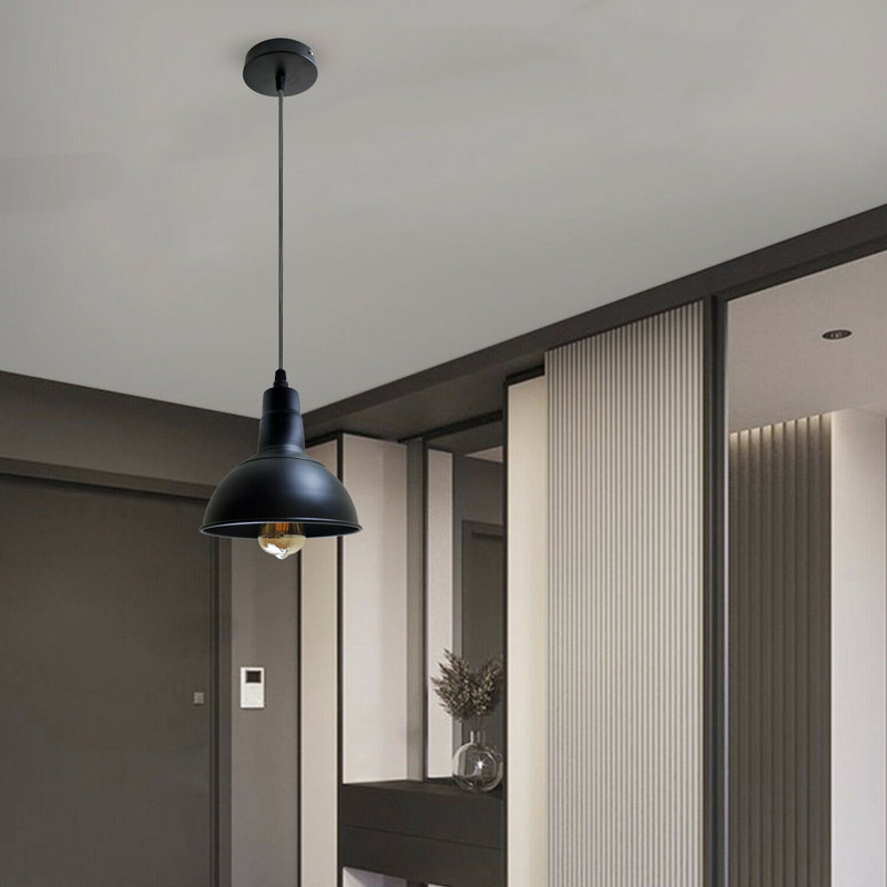 Daly 1 - Light Black Dome Pendant