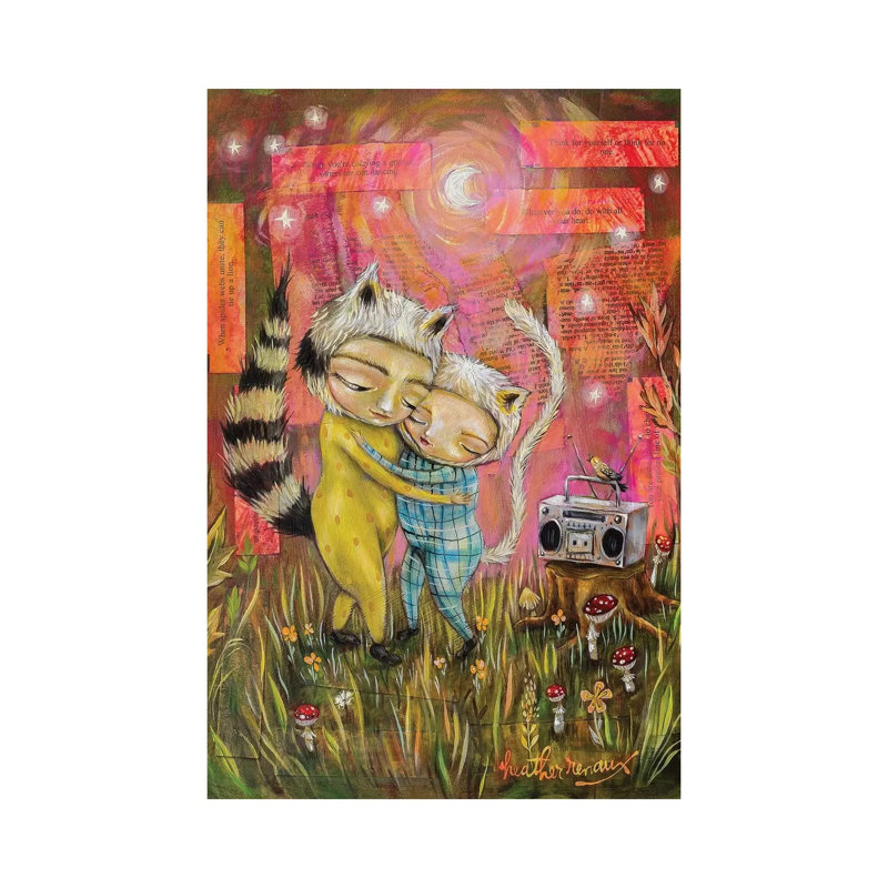 Slow Dancing by Heather Renaux - Gallery-Wrapped Canvas Giclée on Canvas, Canvas, 20.32 cm H x 30.48 cm W
