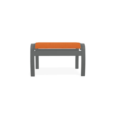 Repose-pieds d'extérieur avec coussin Askar