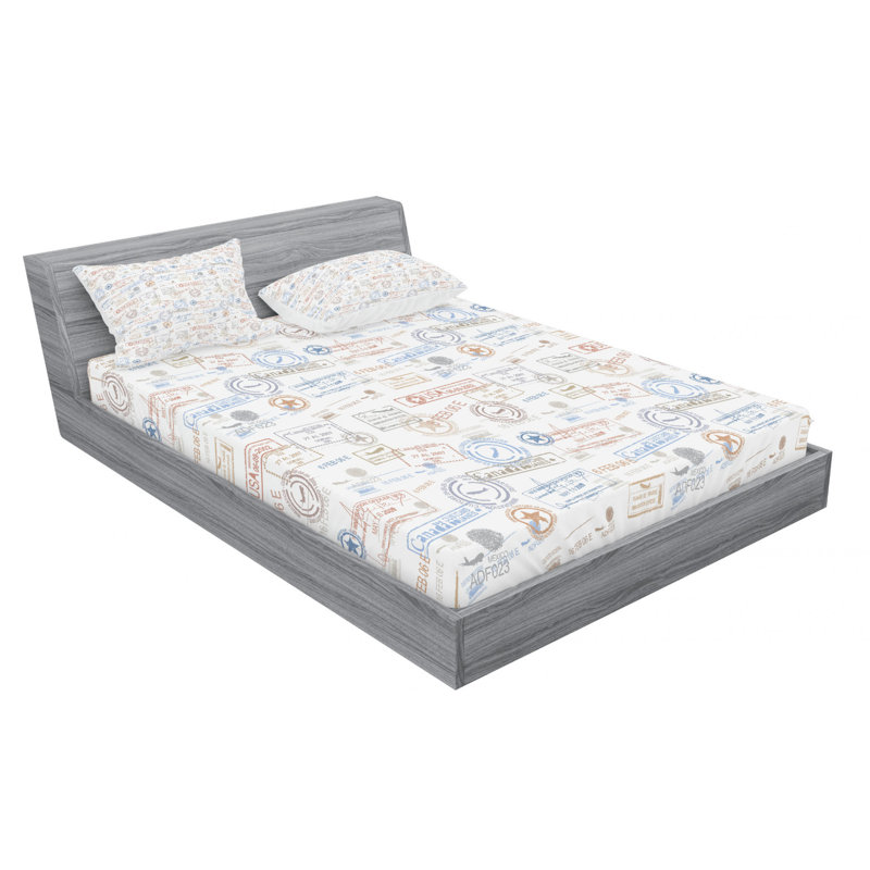 Microfiber Sheet Set, Queen Sheet Set with Fitted Sheet