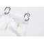 Gold Dotty Shower Curtain, 1800W x 1800H