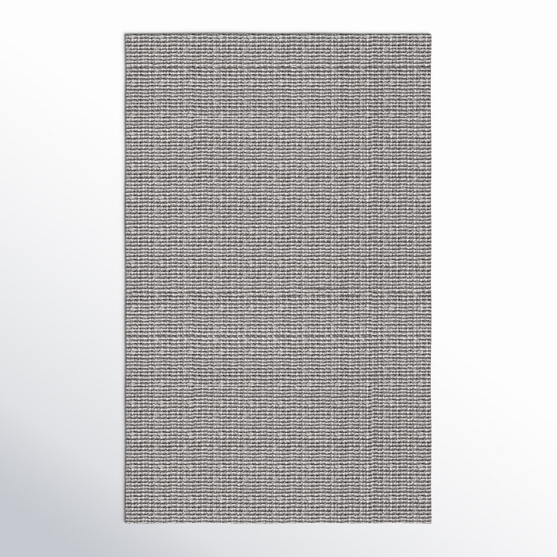 Tapis gris en jute / sisal tissé à la main Asta, Rectangle 4 pi x 6 pi