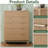 Fluted 5 Drawers Dresser-1596646189