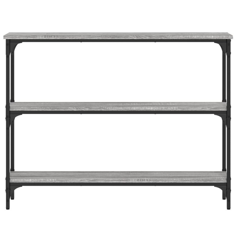Console Table, Grey Sonoma, 75cm H x 100cm W x 22.5cm D