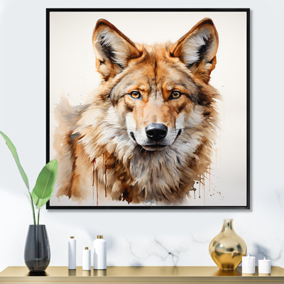 Art mural fantaisiste «Coyote II» - Coyote