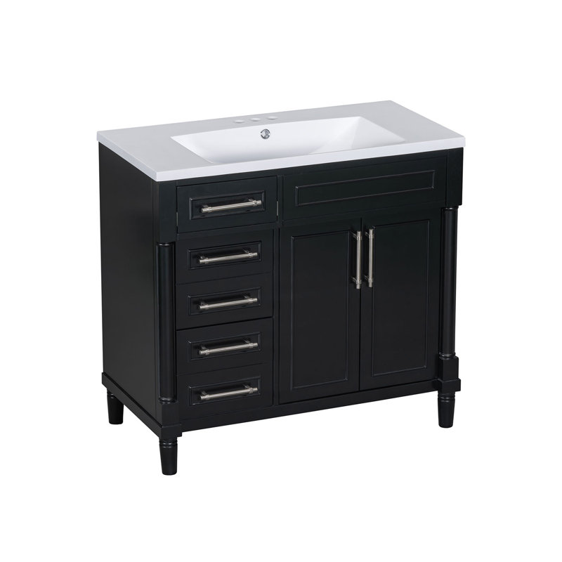 Meuble-lavabo simple 36 po avec plateau Leeonie