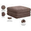 Repose-pieds modulaire en tissu chenille Vredenburgh-112273069