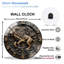 Horloge murale lion en métal 12 po