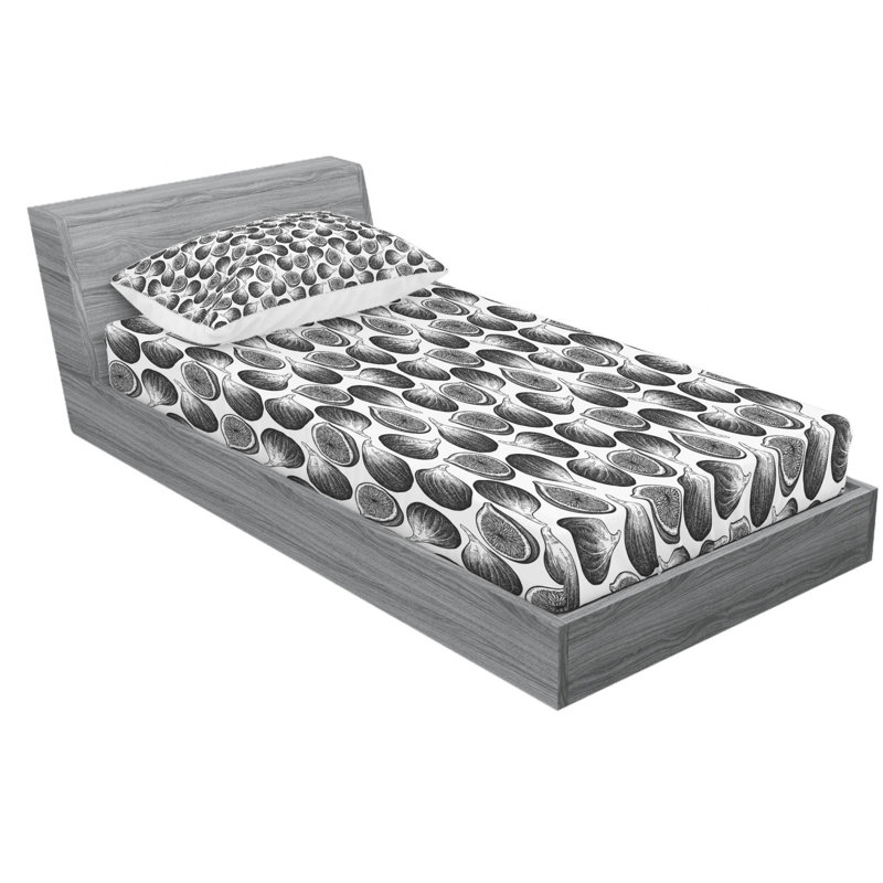 Microfiber Sheet Set, Twin XL Sheet Set with Fitted Sheet